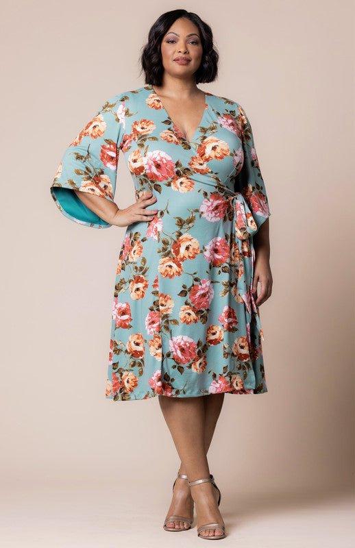 Floral Flare Wildflower Embroidered Dress - Plus Product Image