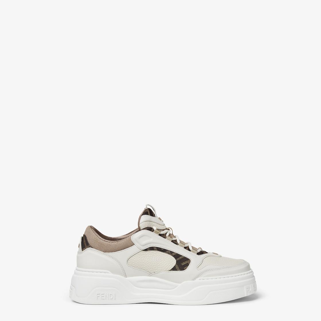 Fendi Force sneakersWhite leather low-tops Product Image