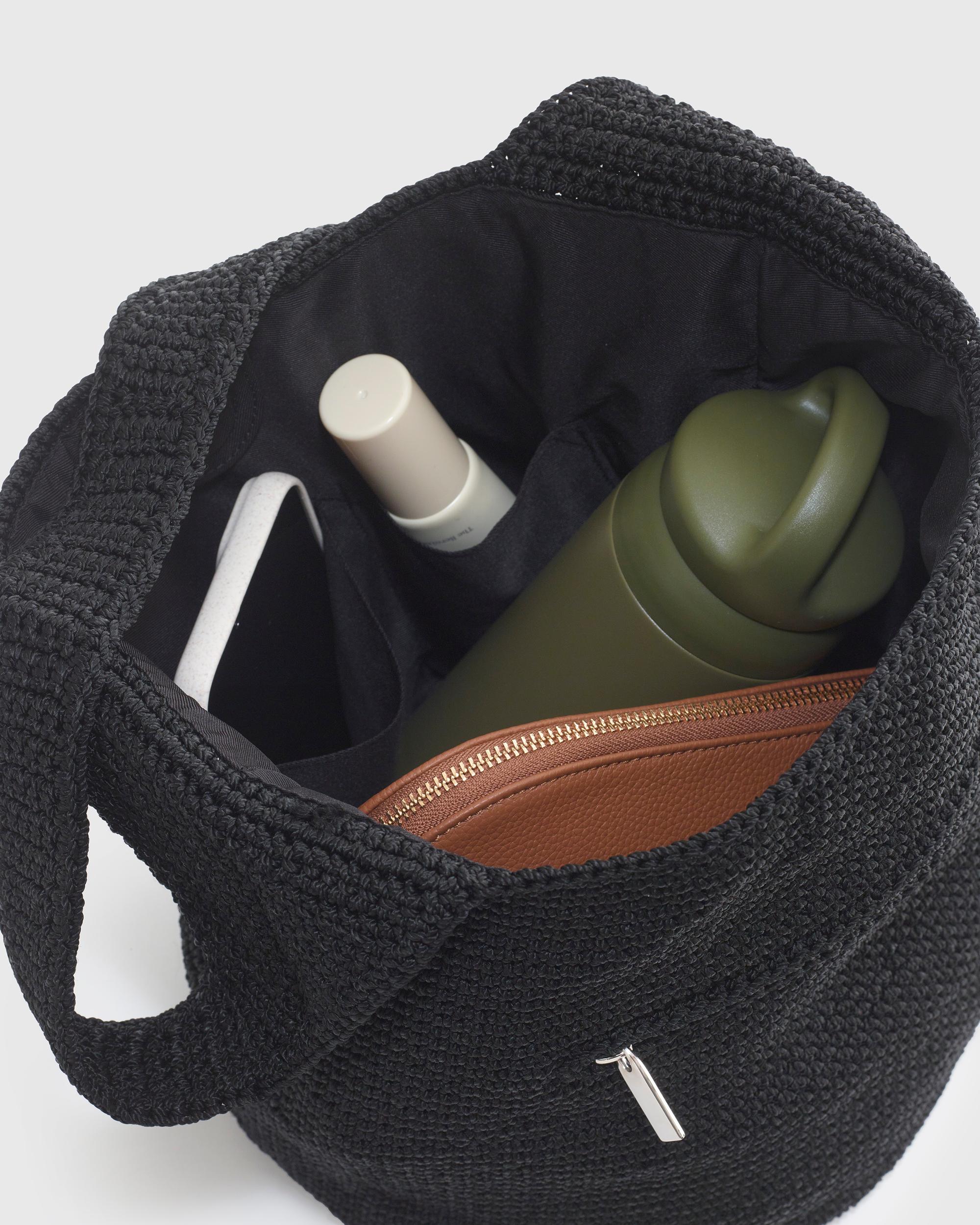 Quince | Women's Hand Crochet Hobo Shoulder Bag Recycled Polyester Product Image