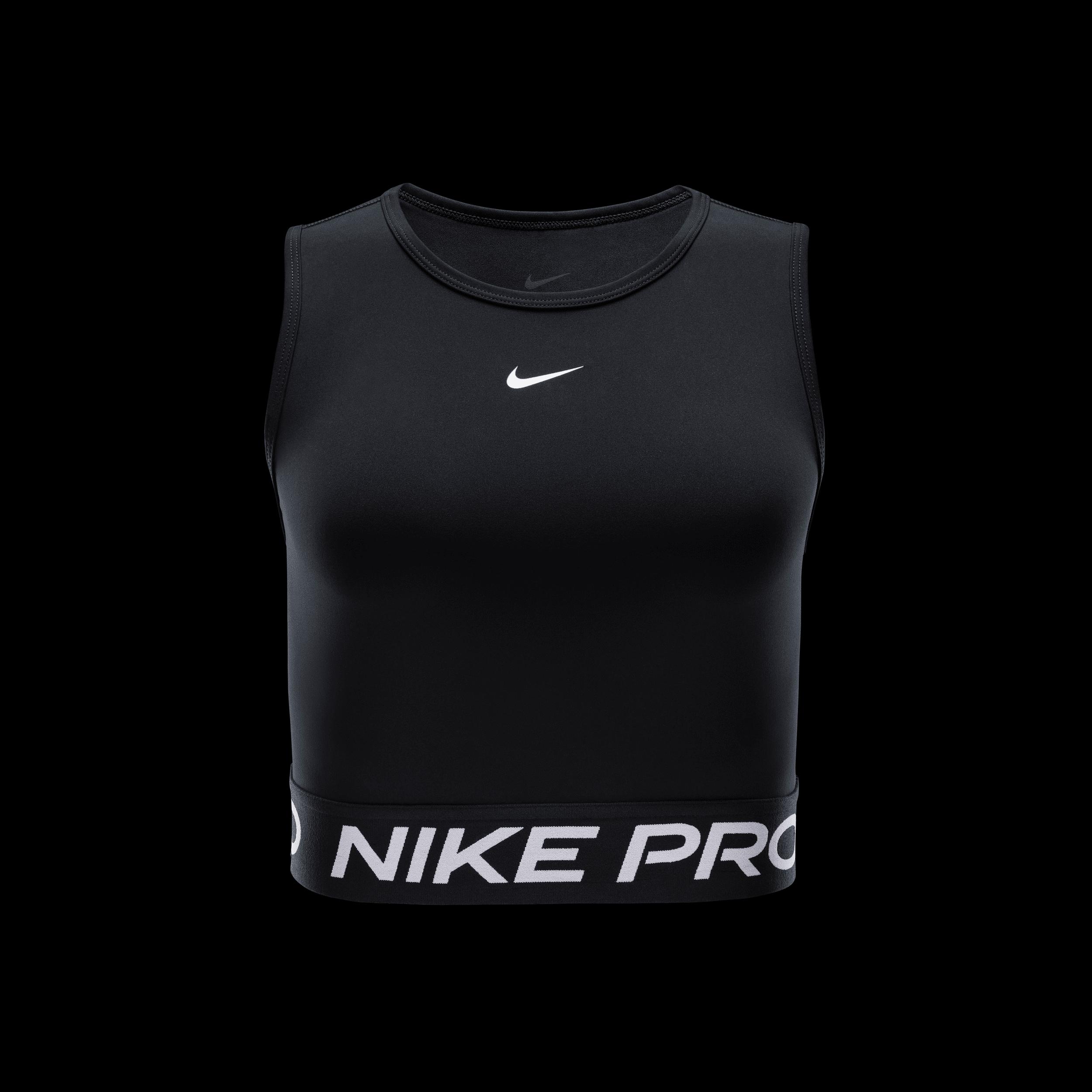 Women's Nike Pro Dri-FIT Cropped Tank Top Product Image