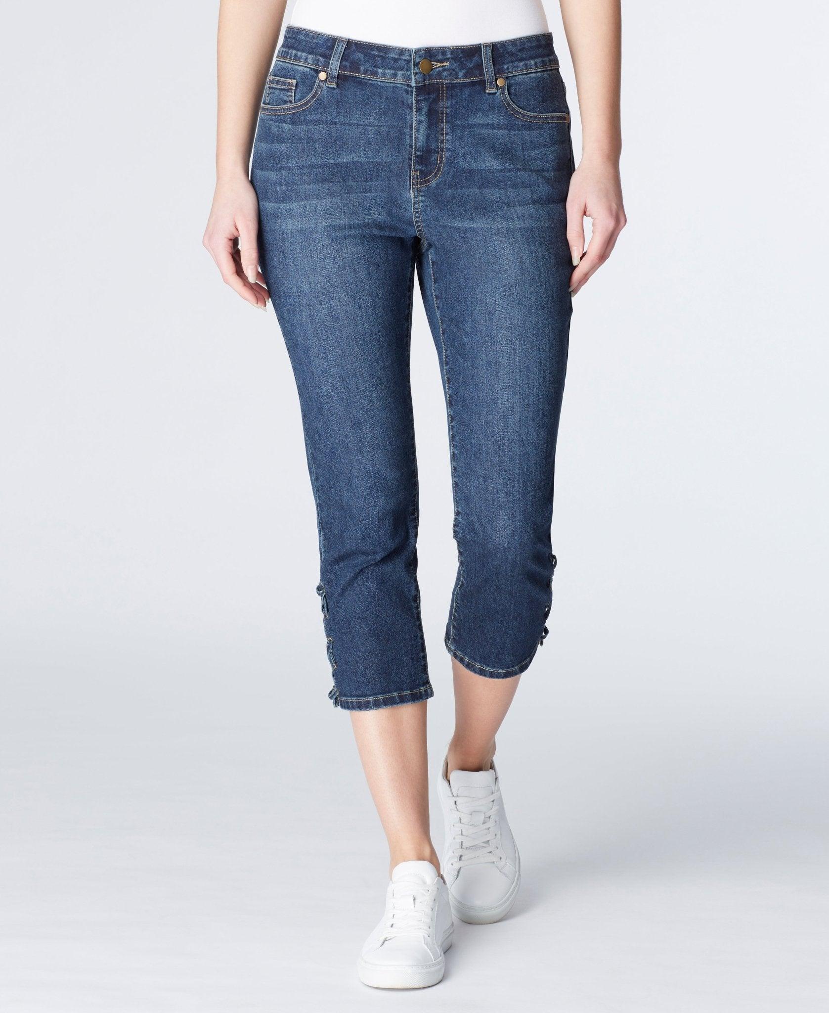 Signature Capri With Side Slit And Lace Product Image