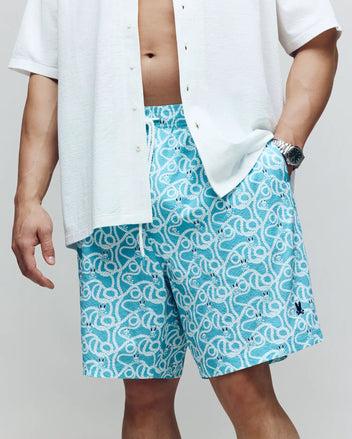 MENS BIG AND TALL CYRUS ALL OVER PRINT SWIM TRUNK - BB1000003 Male Product Image