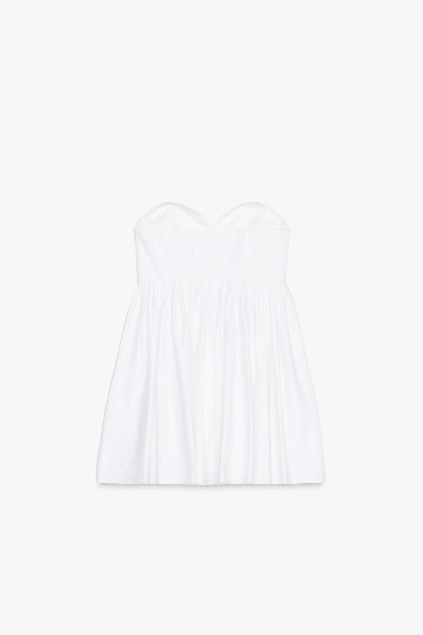 SHORT SWEETHEART NECKLINE DRESS Product Image