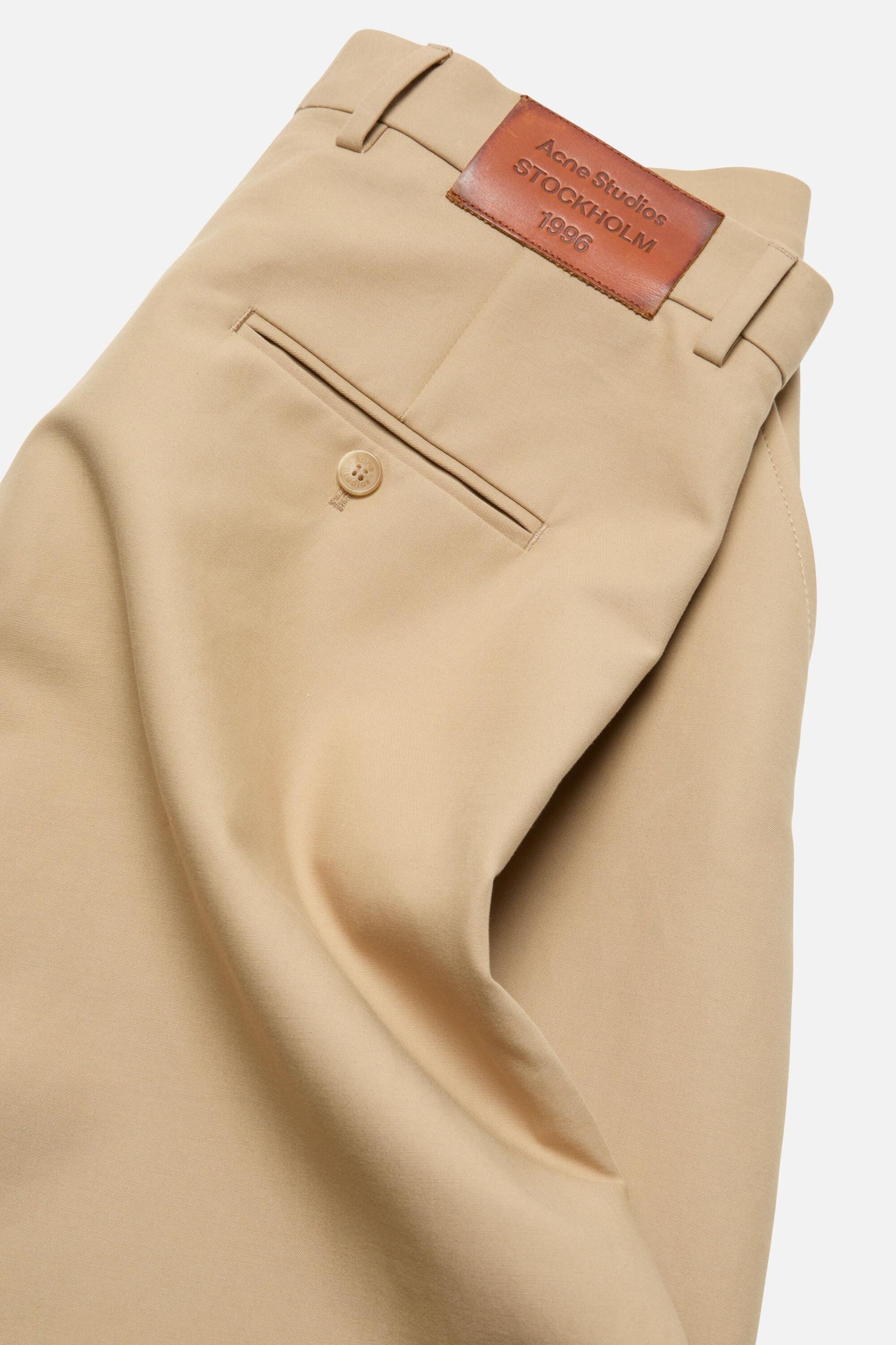 Tailored satin trousers Product Image