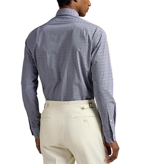 Polo Ralph Lauren Slim Fit Plaid Stretch Poplin Long Sleeve Woven Shirt Product Image