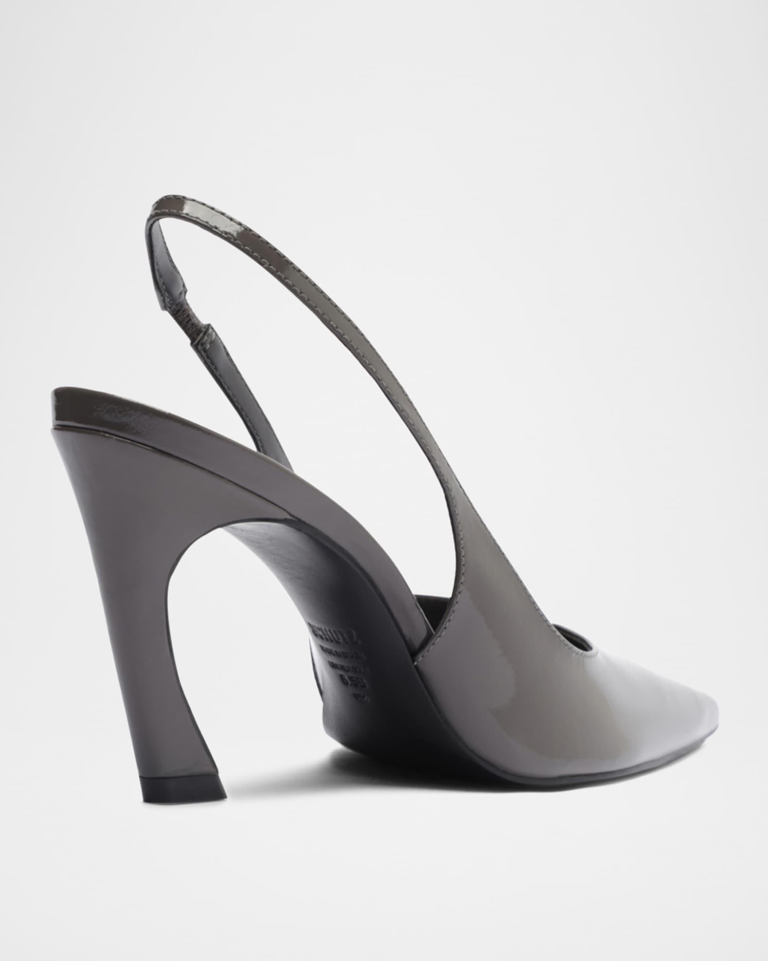 Lexi Shiny Leather Slingback Pumps Product Image