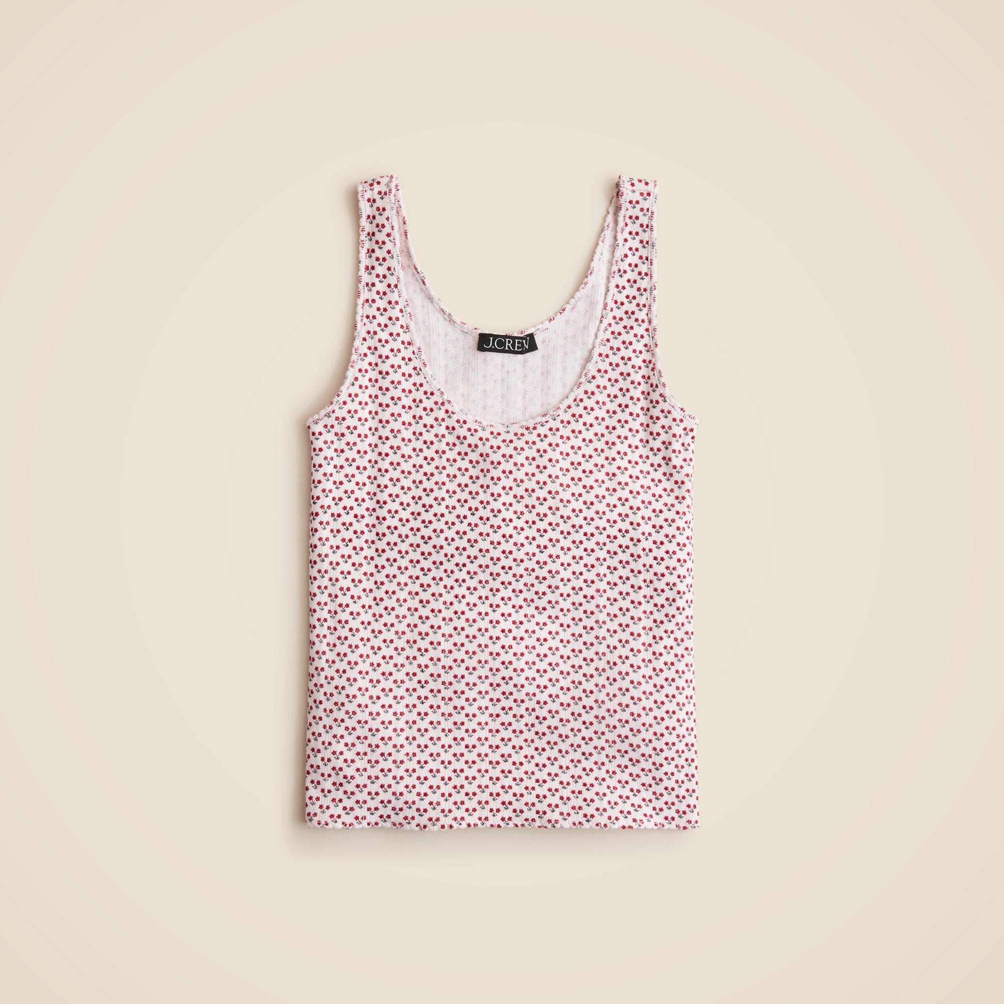 Pointelle tank top Product Image