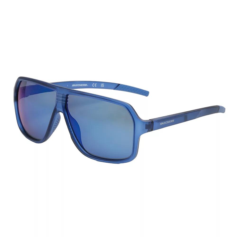 Men's Skechers® Navigator 60mm Sunglasses, Blue Product Image