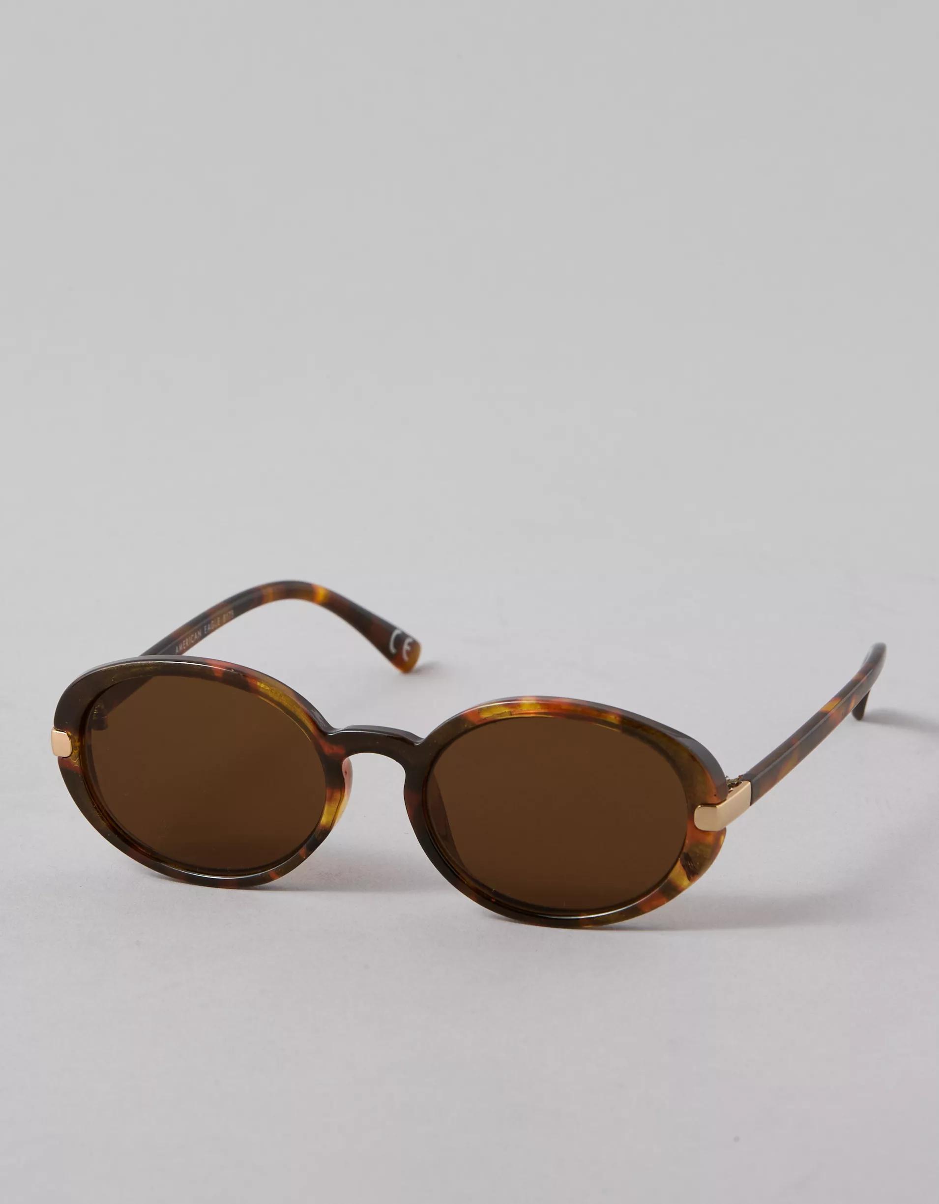 AE Round Tortoise Shell Sunglasses Product Image
