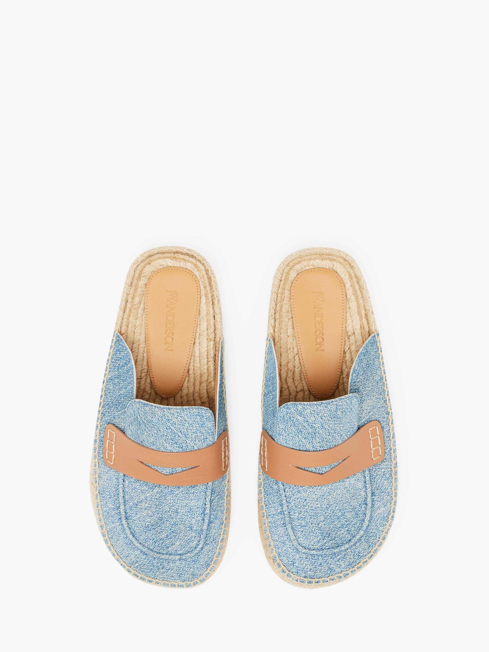 SUEDE ESPADRILLE LOAFER MULES Product Image
