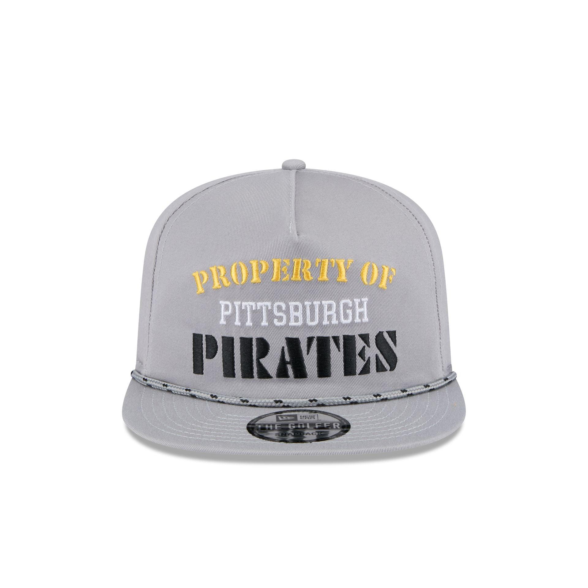 Pittsburgh Pirates Vintage Gray Rope Golfer Hat Male Product Image