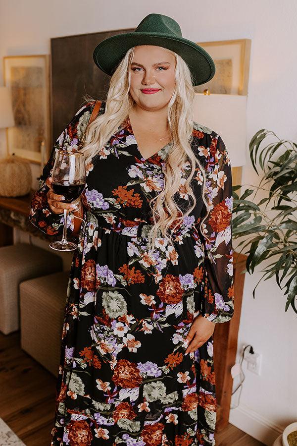 Vineyard Stroll Floral Midi Curves Product Image