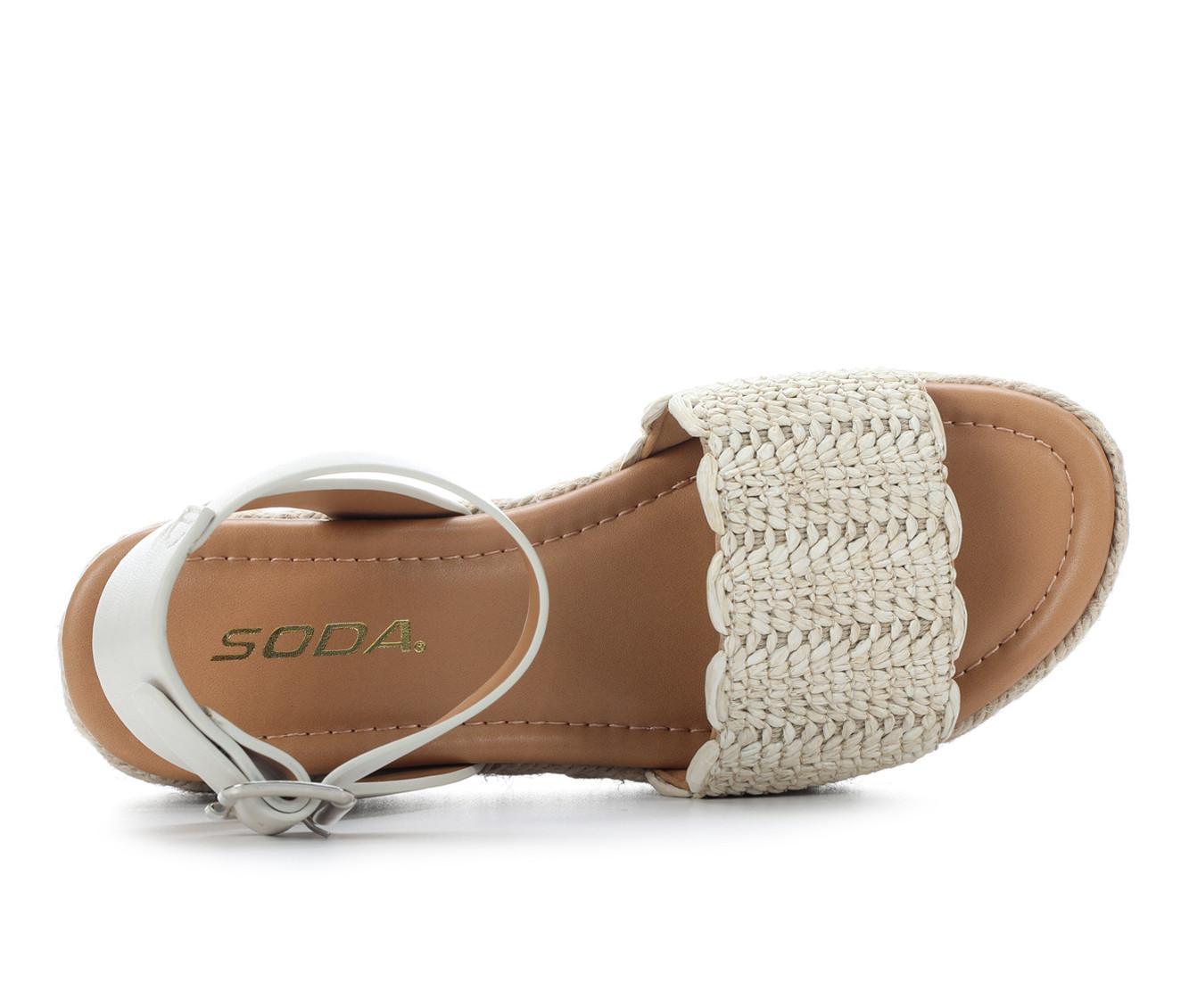 Women's Soda Nico Wedge Sandals Product Image
