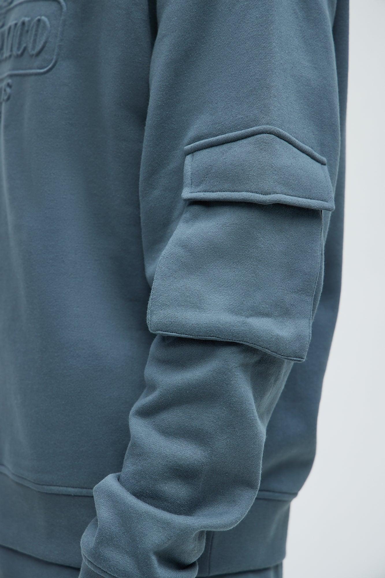 Classic Motors Crewneck Sweatshirt - Dusty Blue Product Image