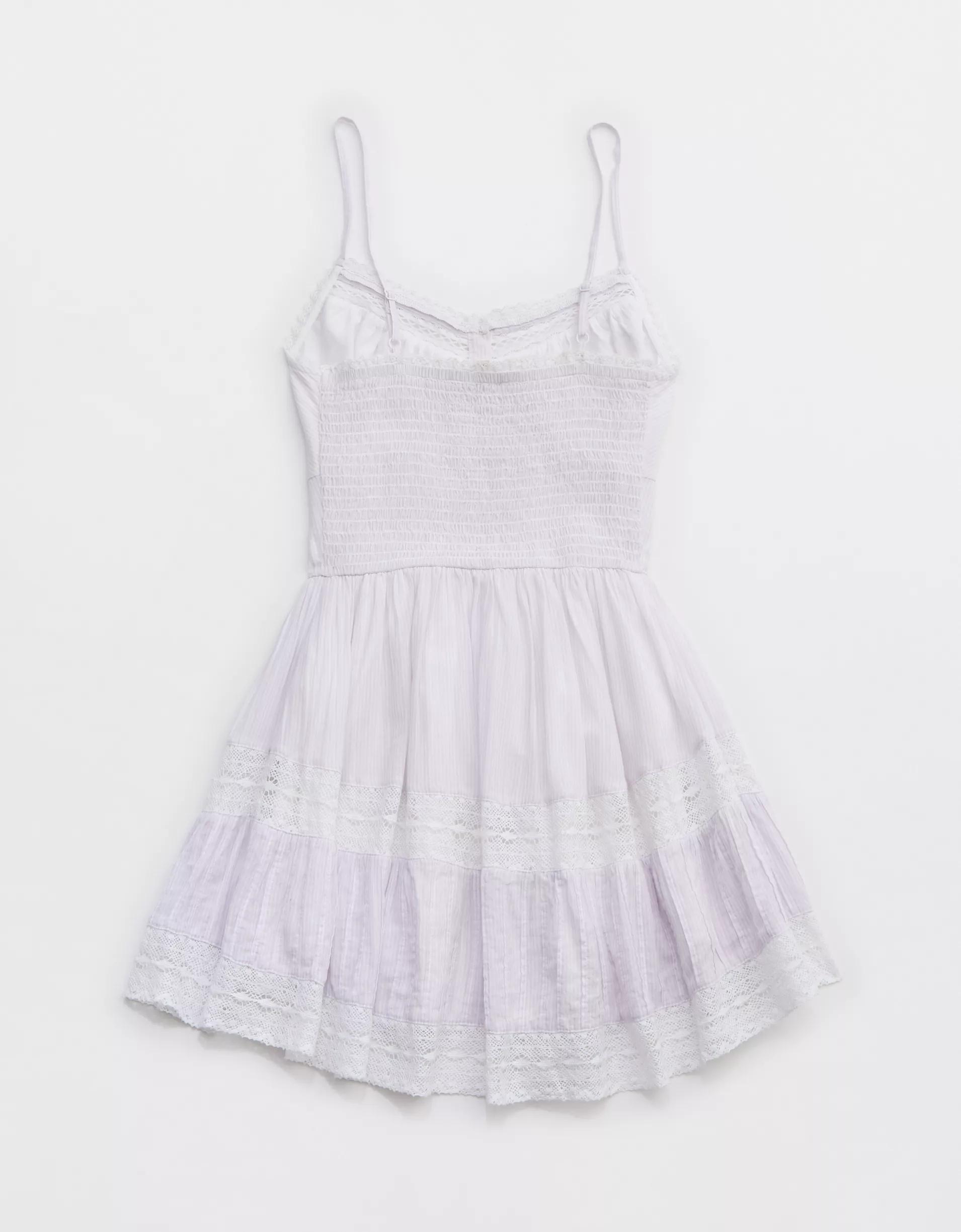 Aerie Button Up Mini Dress Product Image