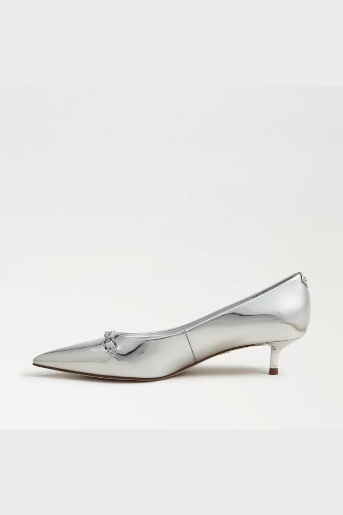 Kaya Pointed Toe Kitten Heel Pump Product Image