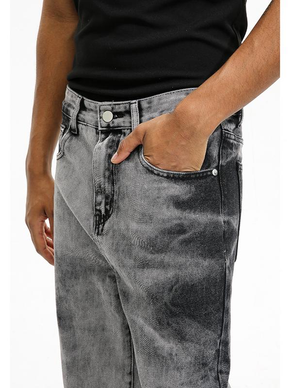 Men's Tie Dye Straight Leg Jeans Product Image