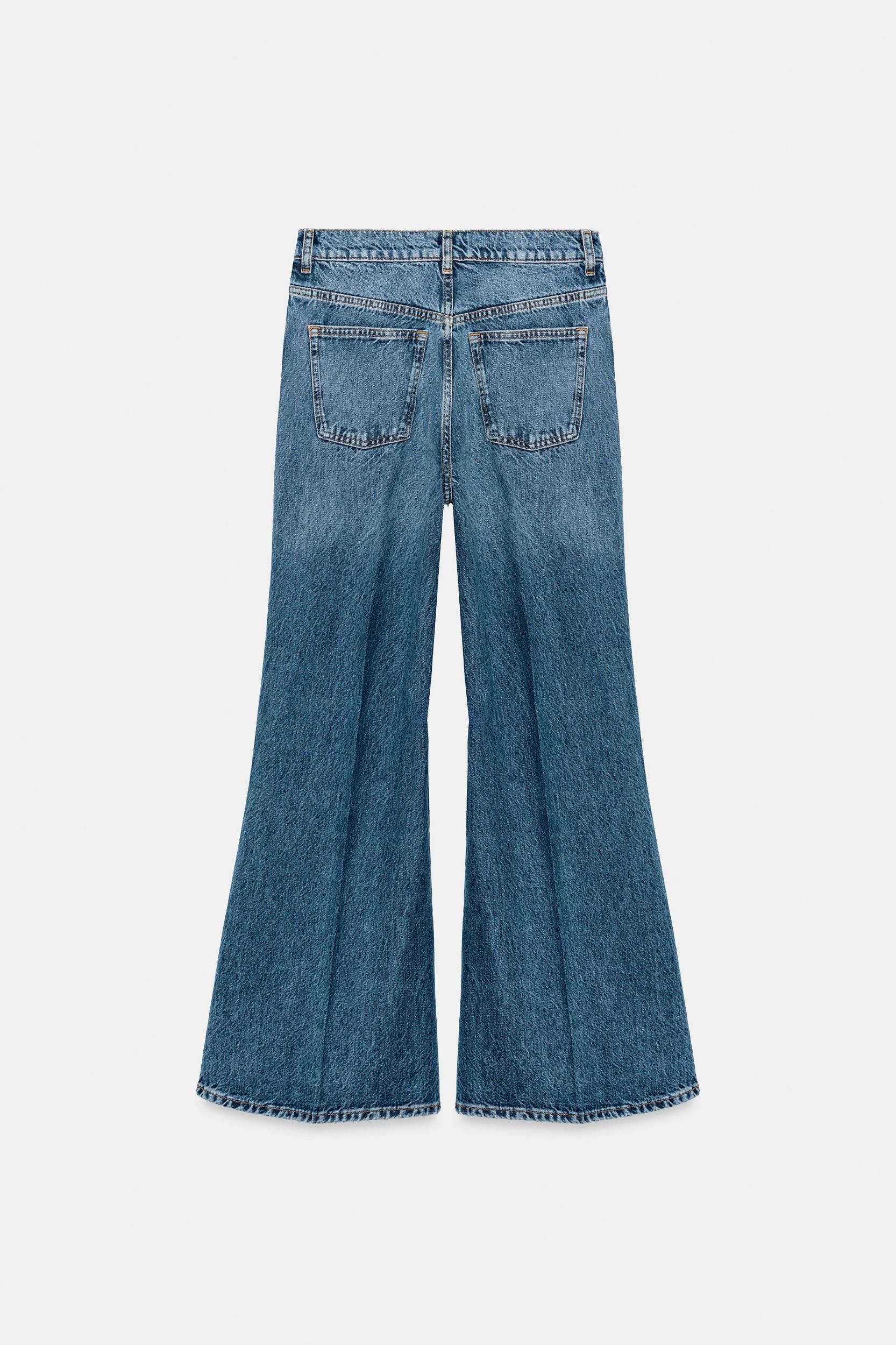 ZW COLLECTION HIGH-WAIST FLARE JEANS Product Image