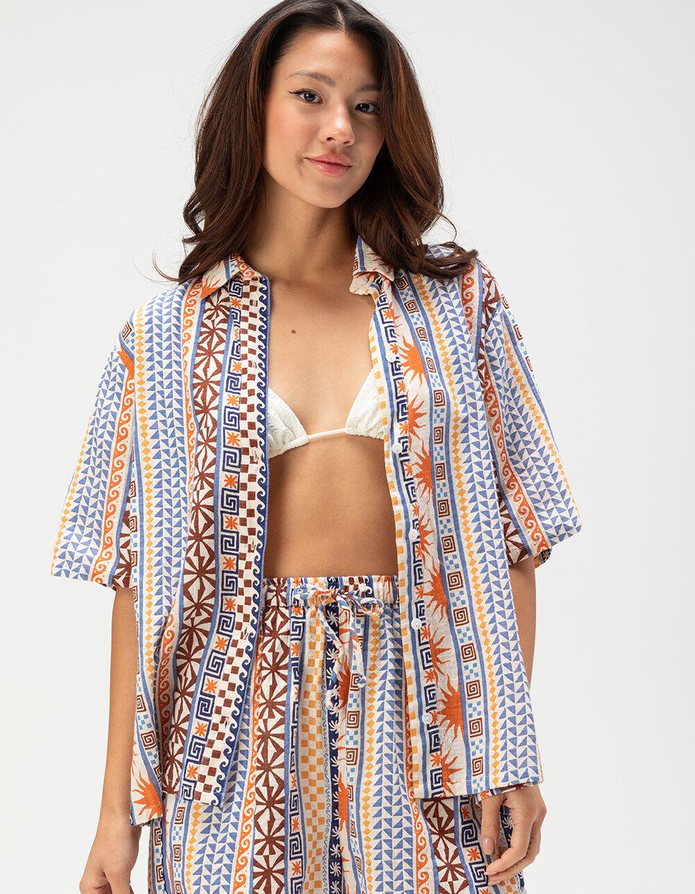 RIP CURL San Carlos Womens Button Up Shirt - MULTI Product Image