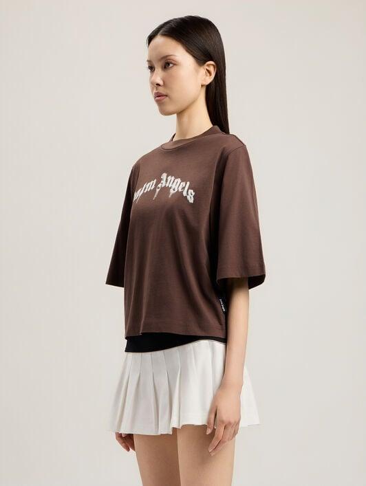 Curved Logo Boxy T-Shirt Product Image