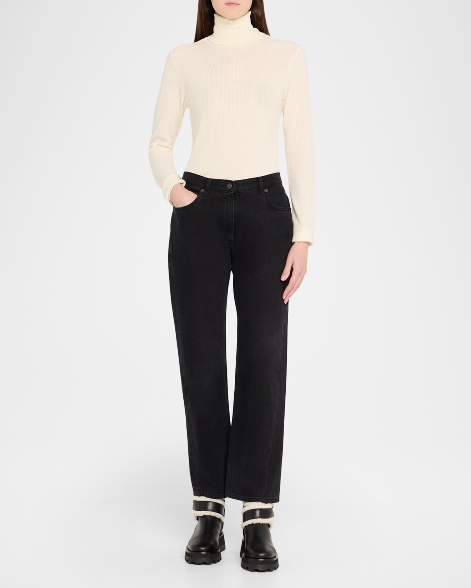 Meena Leather and Shearling Zip Ankle Boots Product Image