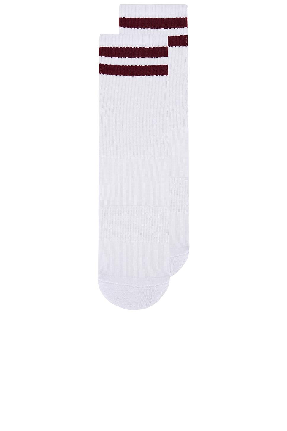 Striped Tube Grip Sock WellBeing + BeingWell Product Image