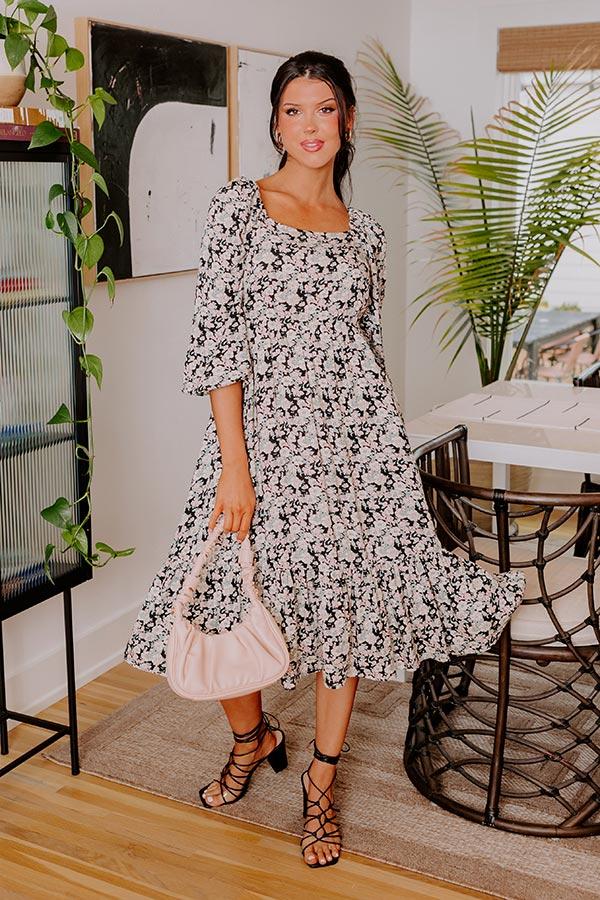 Feel The Beat Floral Midi Product Image