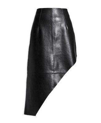 Fallon Recycled Leather Skirt Product Image