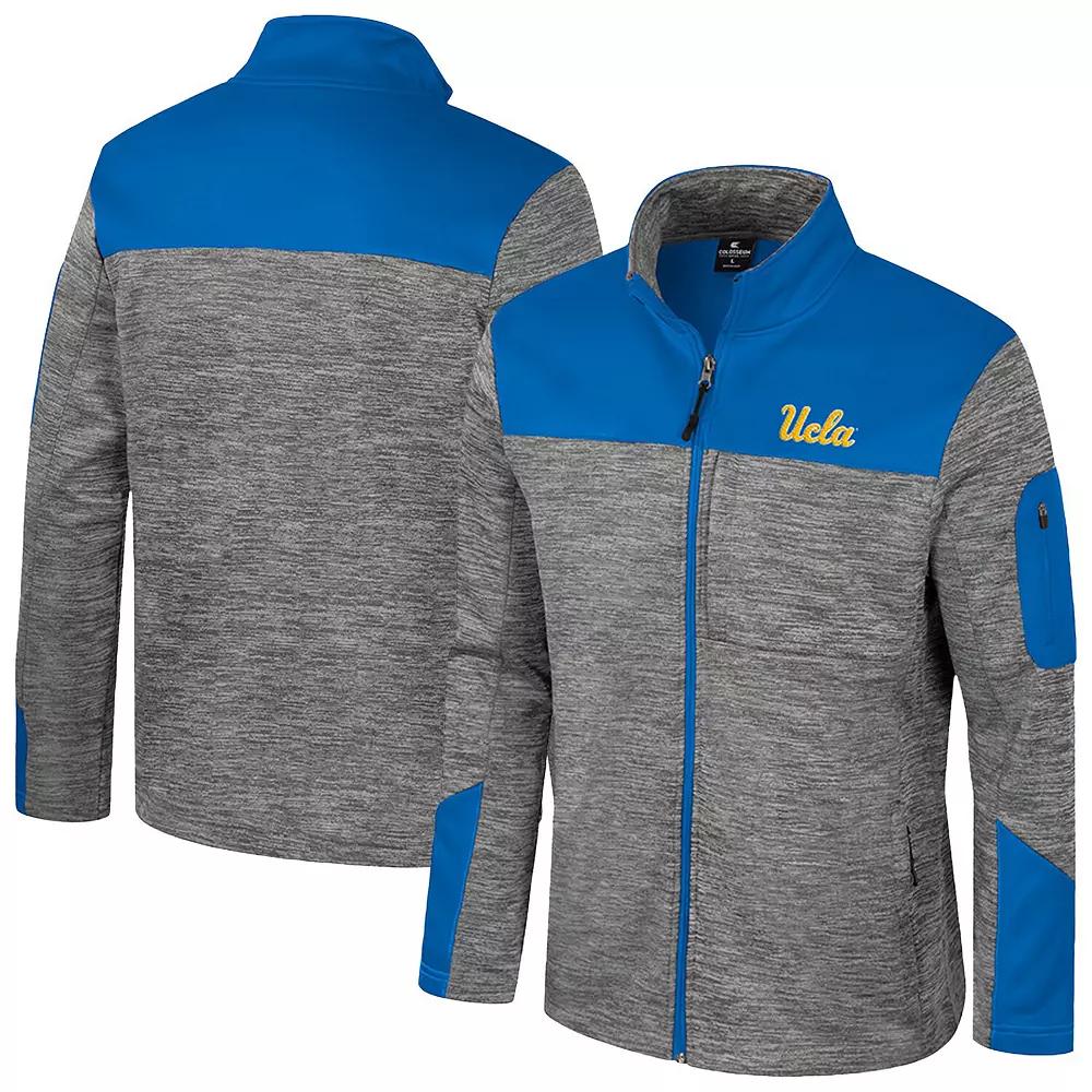 Men's Colosseum  Gray/Blue UCLA Bruins Guard Full-Zip Jacket, Size: XL, Grey Product Image