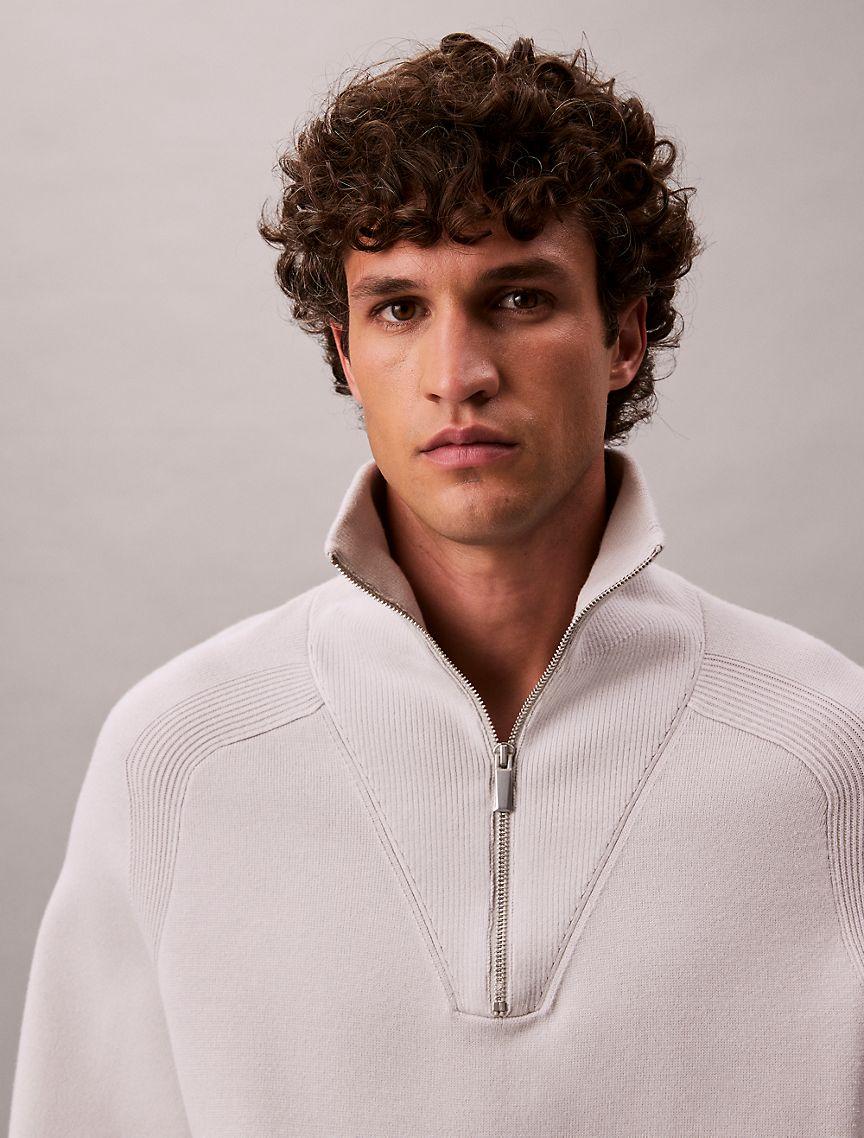 Tech Knit Quarter Zip Sweater Product Image