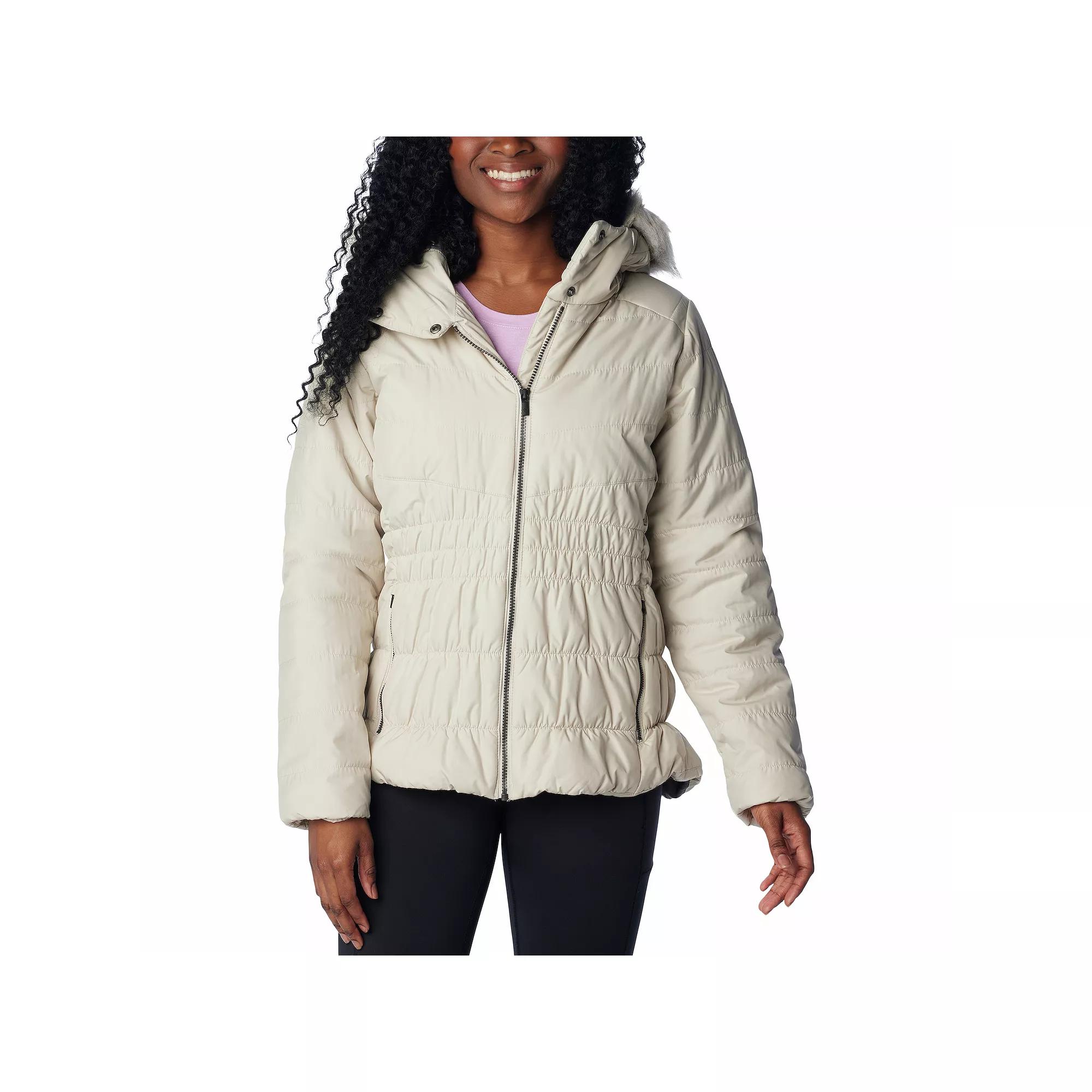 Women's Columbia Sparks Lake III Faux-Fur Hooded Jacket, Size: Large, Moonvista Product Image