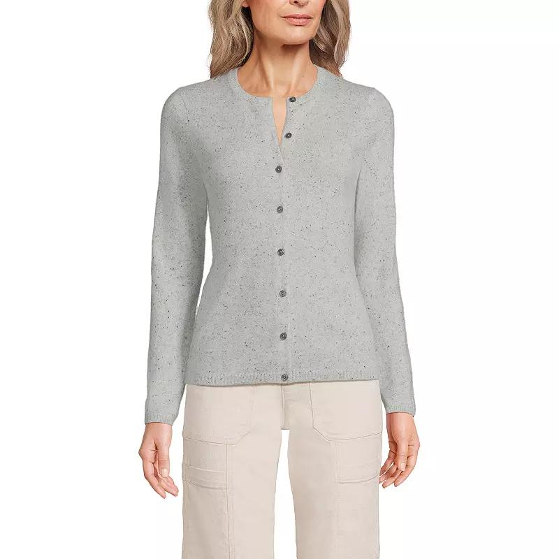Women's Lands' End Classic Cashmere Cardigan Sweater,  Product Image