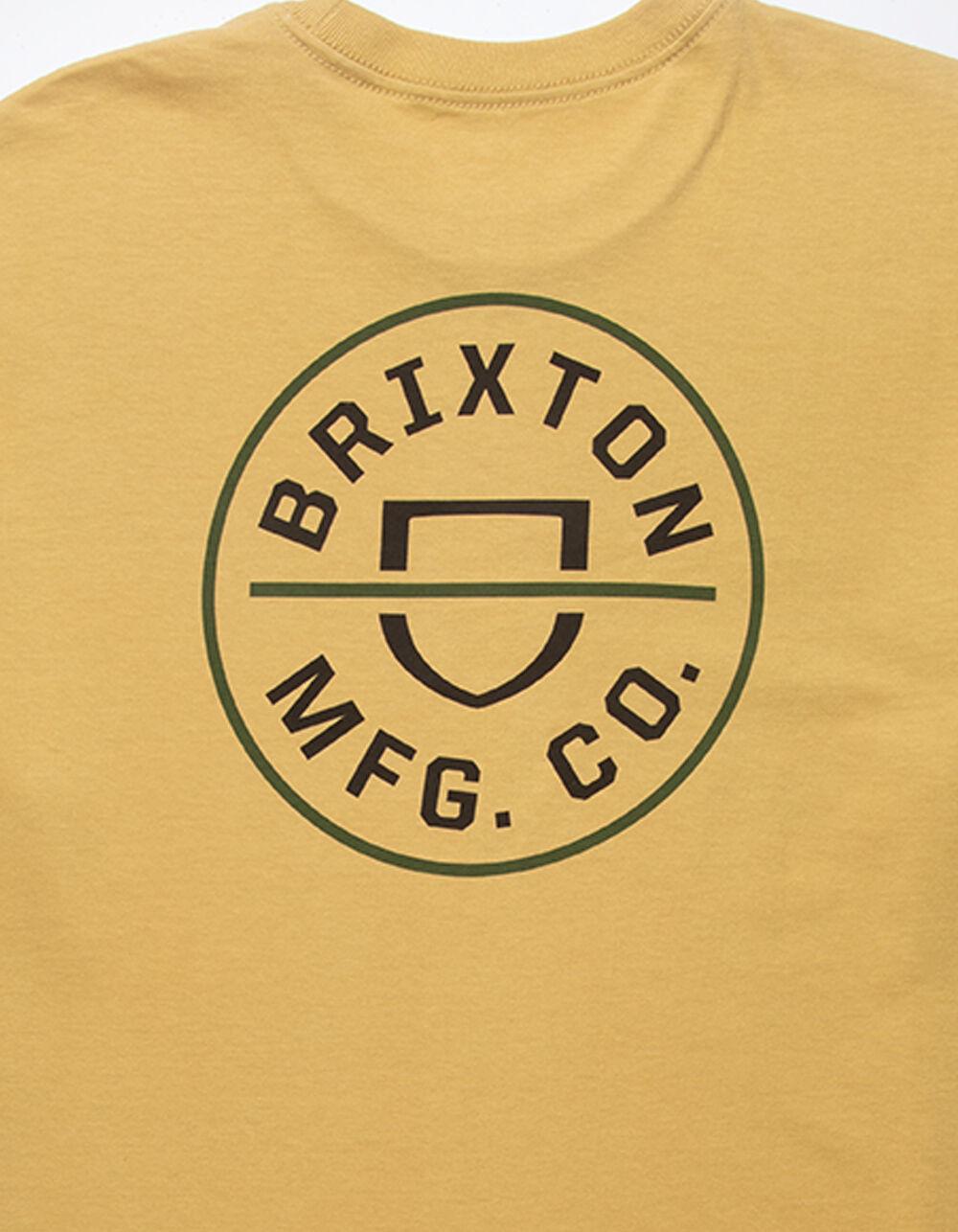 BRIXTON Crest II Mens Tee - YELLOW Product Image
