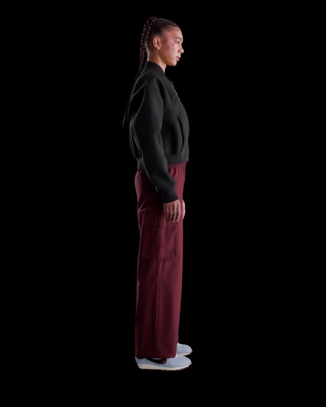 Womens Nike Sportswear Modern Fleece Oversize Destroyer Jacket | IB2679-133 Product Image