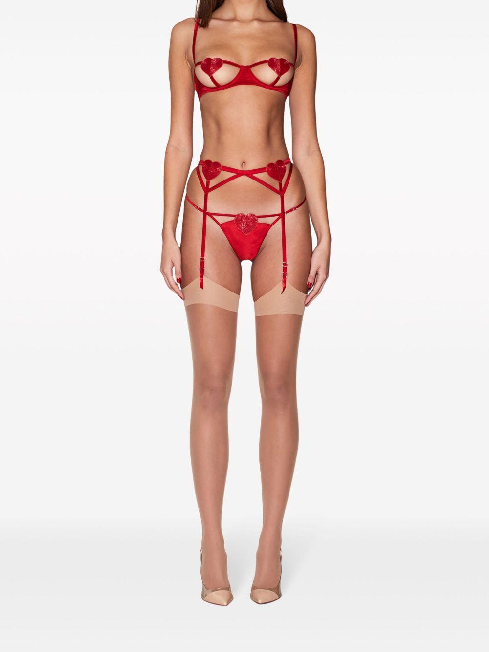 Queen of Hearts balconette bra Product Image