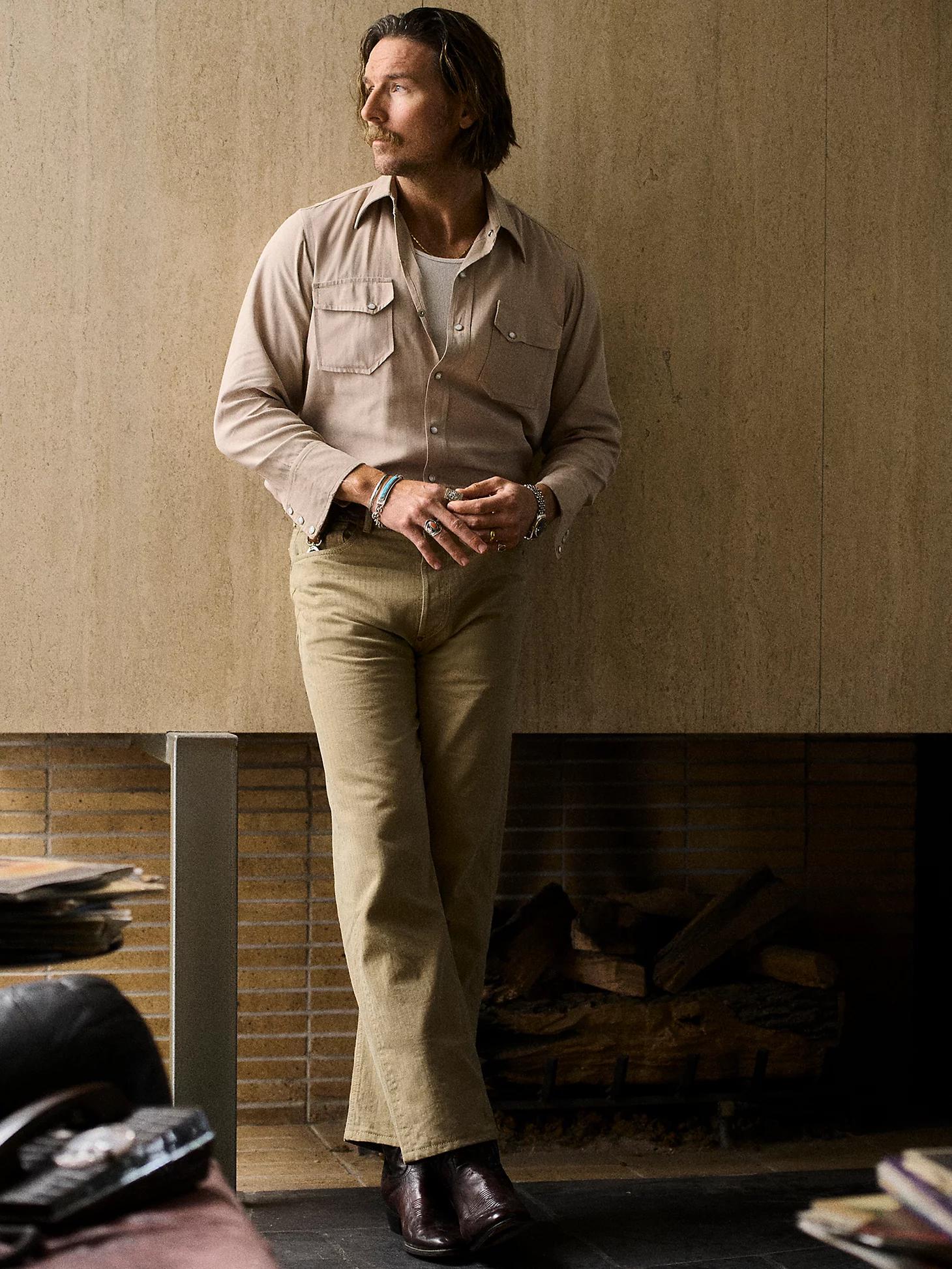 Men's Lee® x Buck Mason Herringbone Twill 101B Jean | Men's Jeans | Lee® Product Image