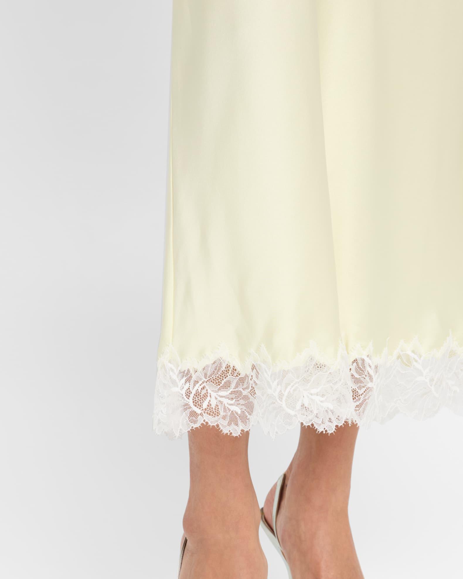 Miranda Scalloped Lace Bias-Cut Skirt Product Image