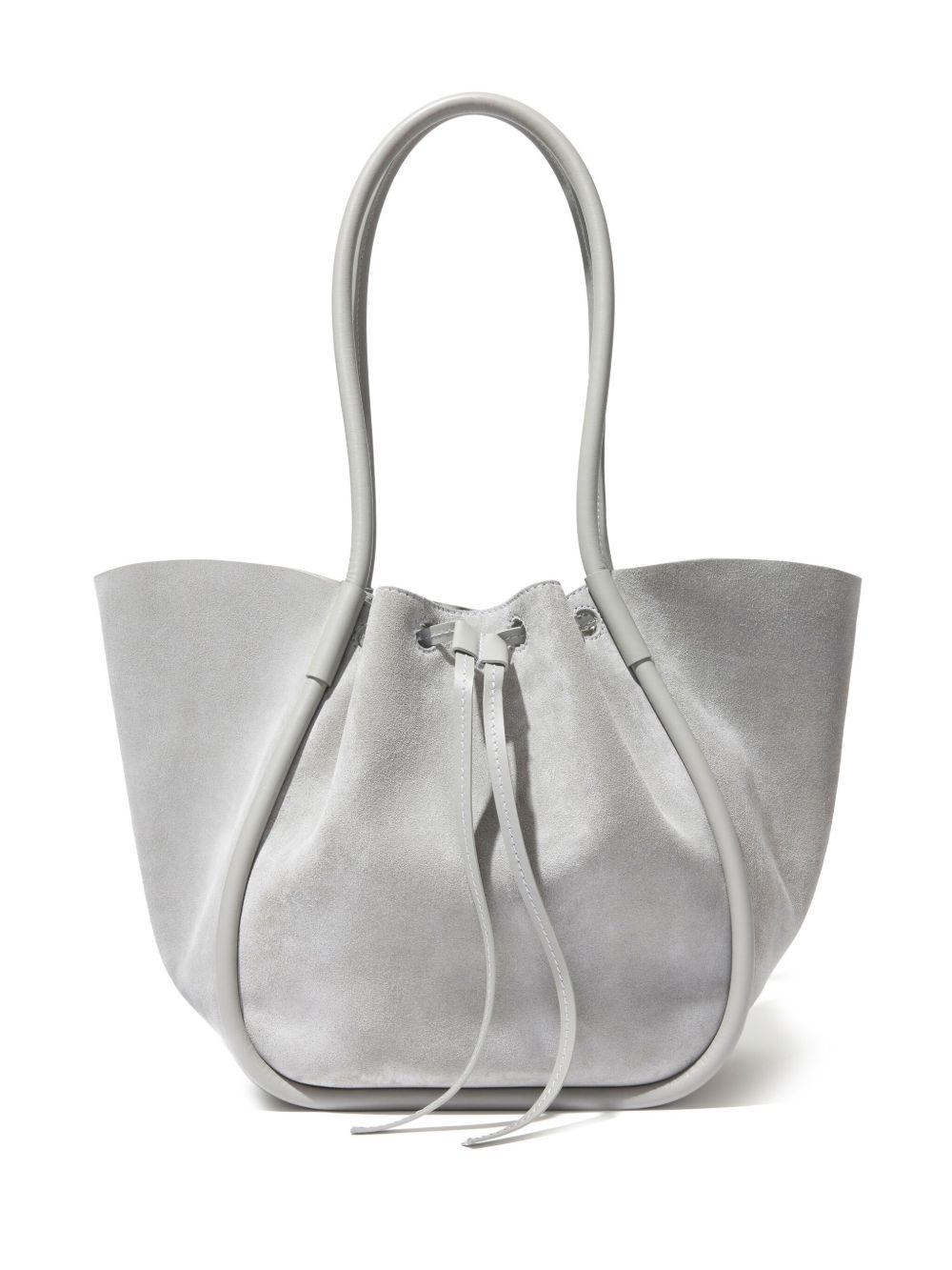 large ruched tote bag  Product Image