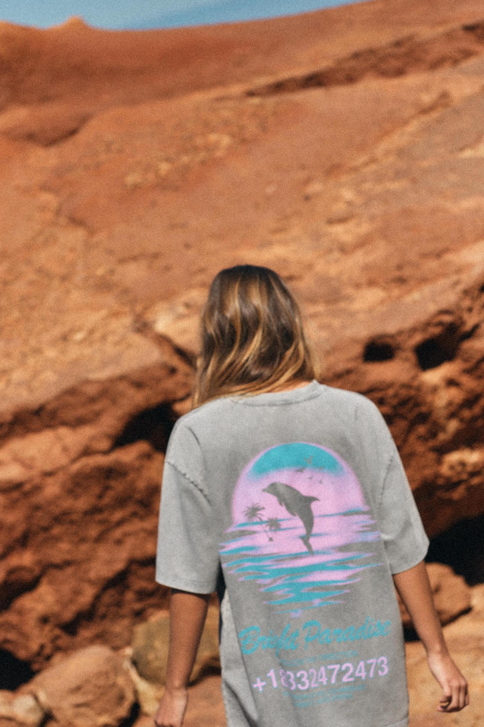 PRINTED WASHED EFFECT T-SHIRT Product Image