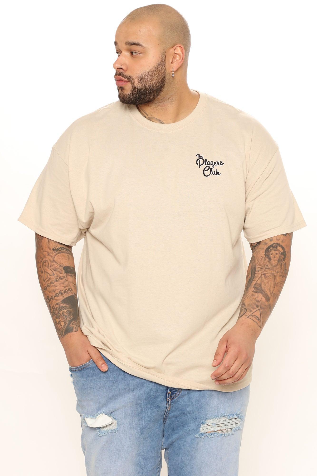 The Players Club Short Sleeve Tee - Tan/Multi Product Image