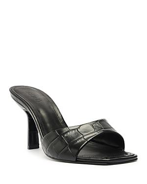 Schutz Posseni Leather Heeled Mule Womens at Urban Outfitters Product Image