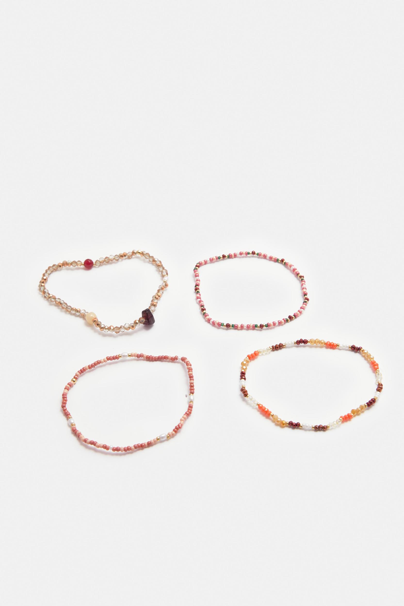 Pack of 6 beaded bracelets Product Image