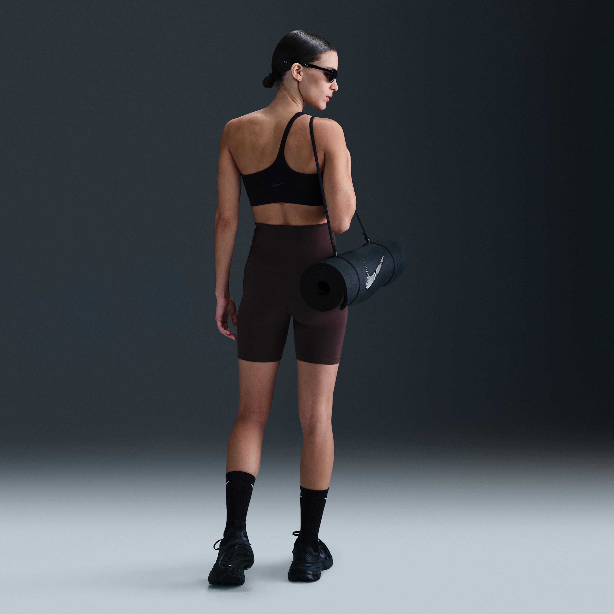 Nike Womens Zenvy Asymmetrical Light-Support Padded Sports Bra | HQ9182-440 Product Image