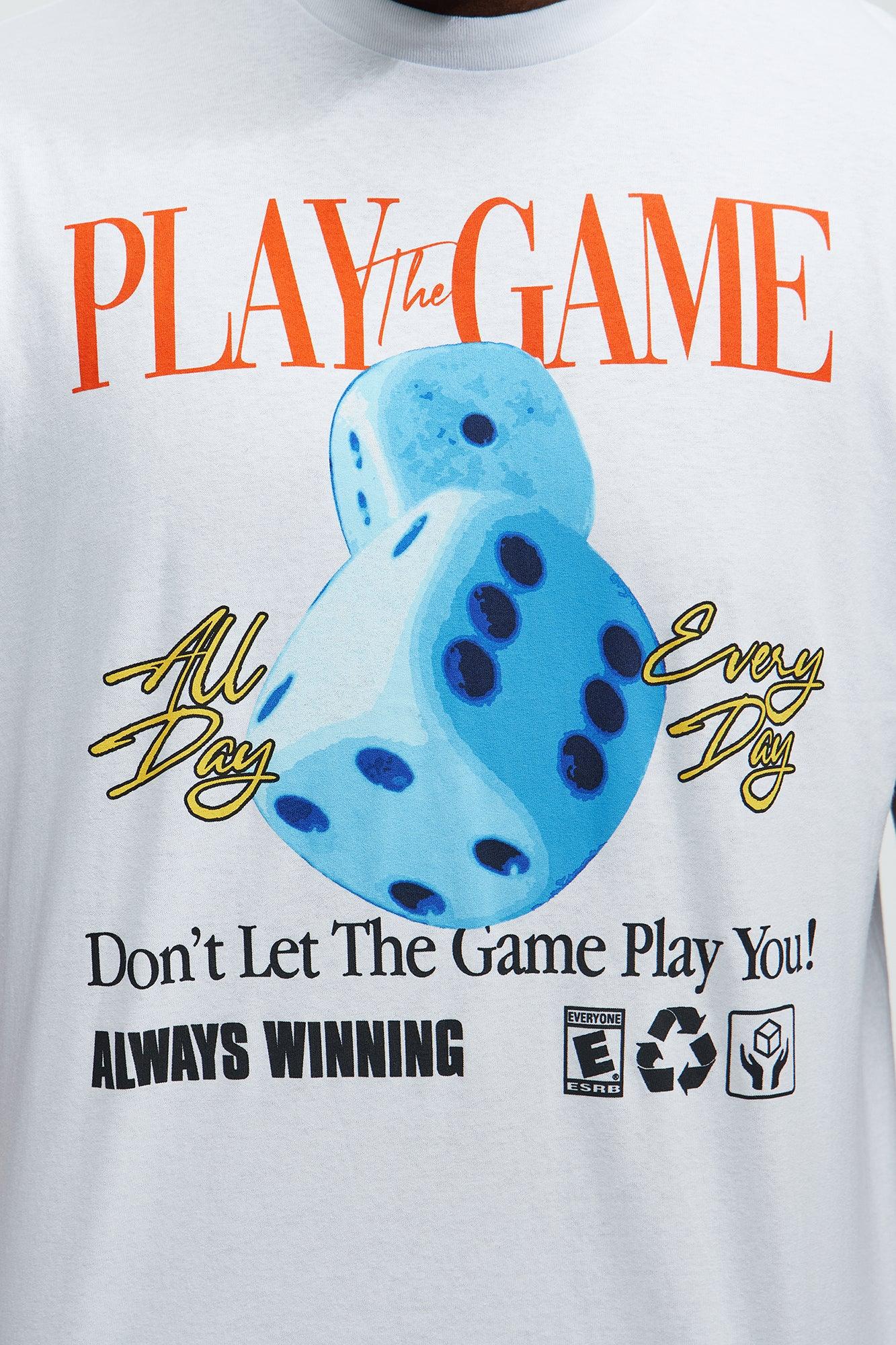 Play The Game Short Sleeve Tee - White Product Image