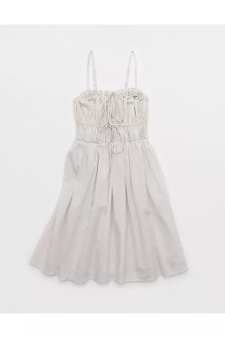 Aerie Tie Front Mini Dress Women's Product Image