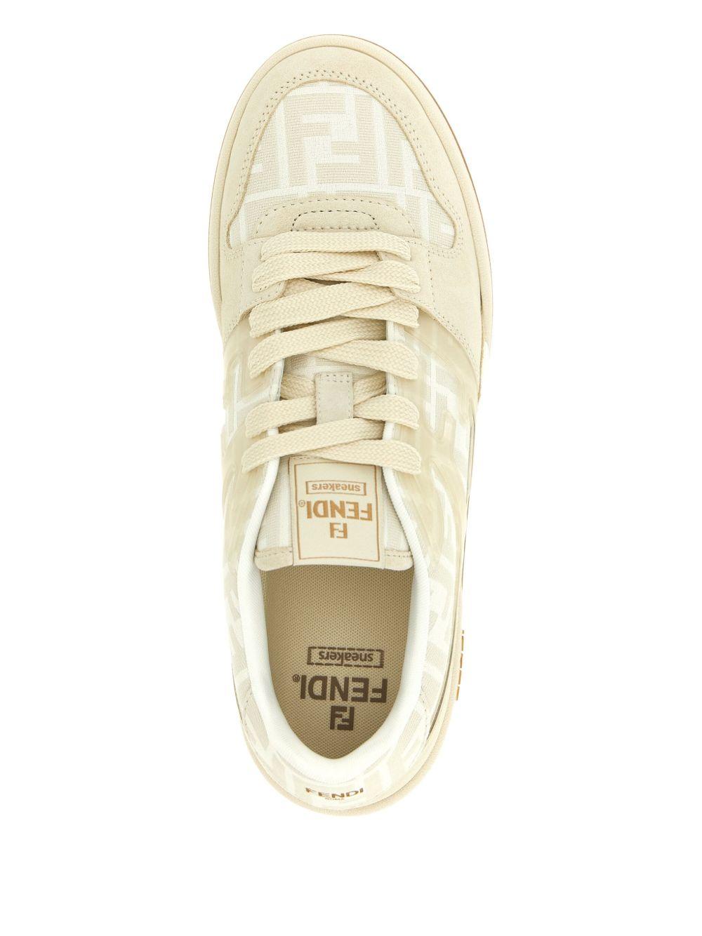Fendi Match FF-jacquard low-top sneakers Product Image