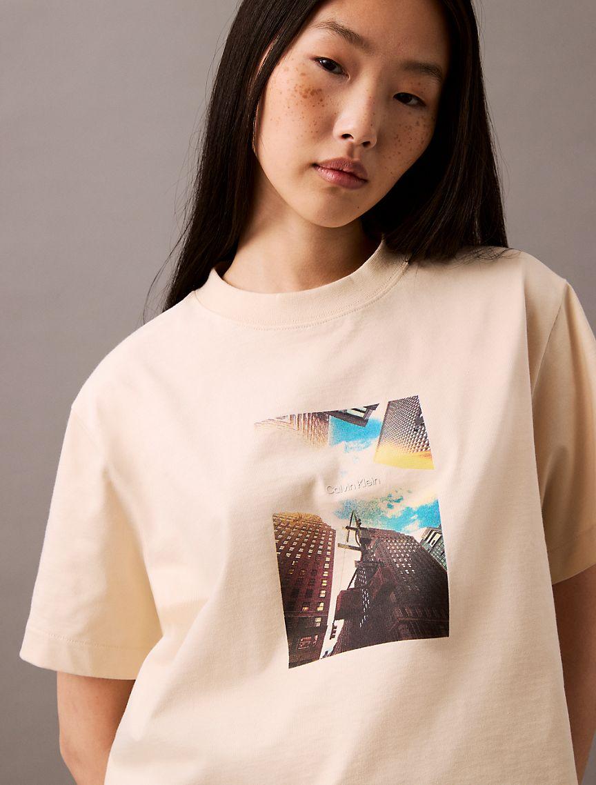 Cityscape Graphic Boxy T-Shirt Product Image