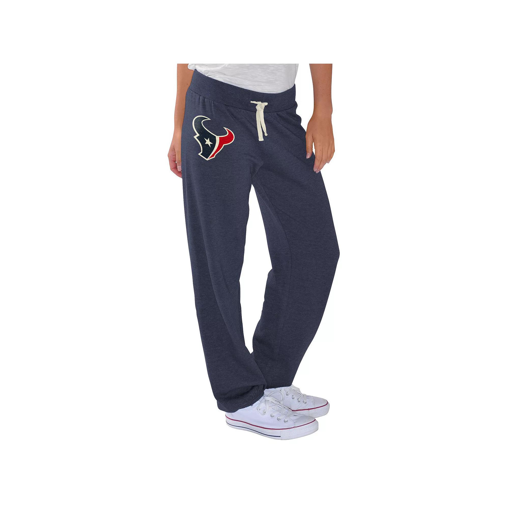 Women's G-III 4Her by Carl Banks Navy Houston Texans Scrimmage Fleece Pants,  Product Image
