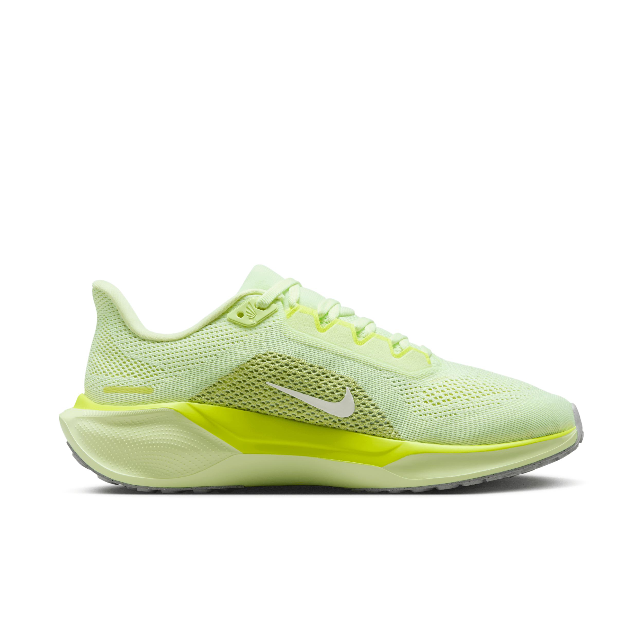 Nike Womens Nike Air Zoom Pegasus 41 - Womens Running Shoes Volt/Silver Product Image