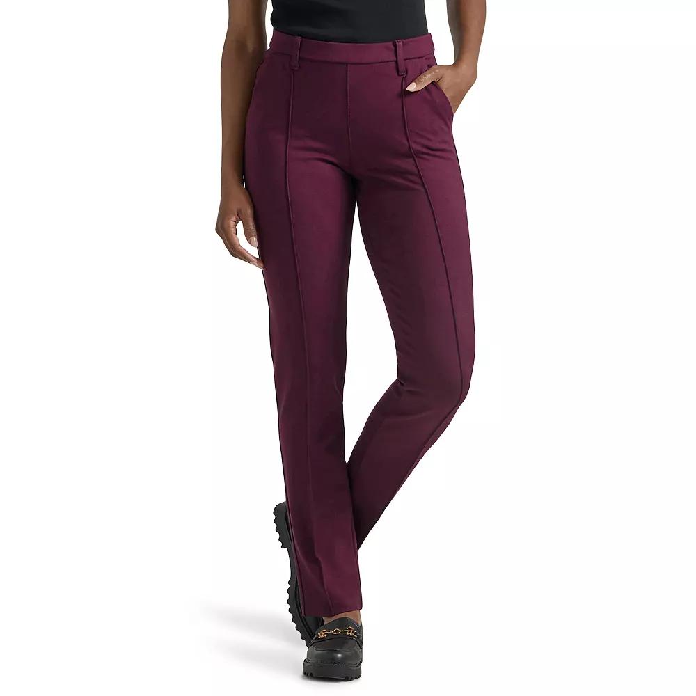Women's Lee® Ultra Lux Comfort Any Wear Straight-Leg Pants, Size: 8 Avg/Reg, Rodeo Product Image